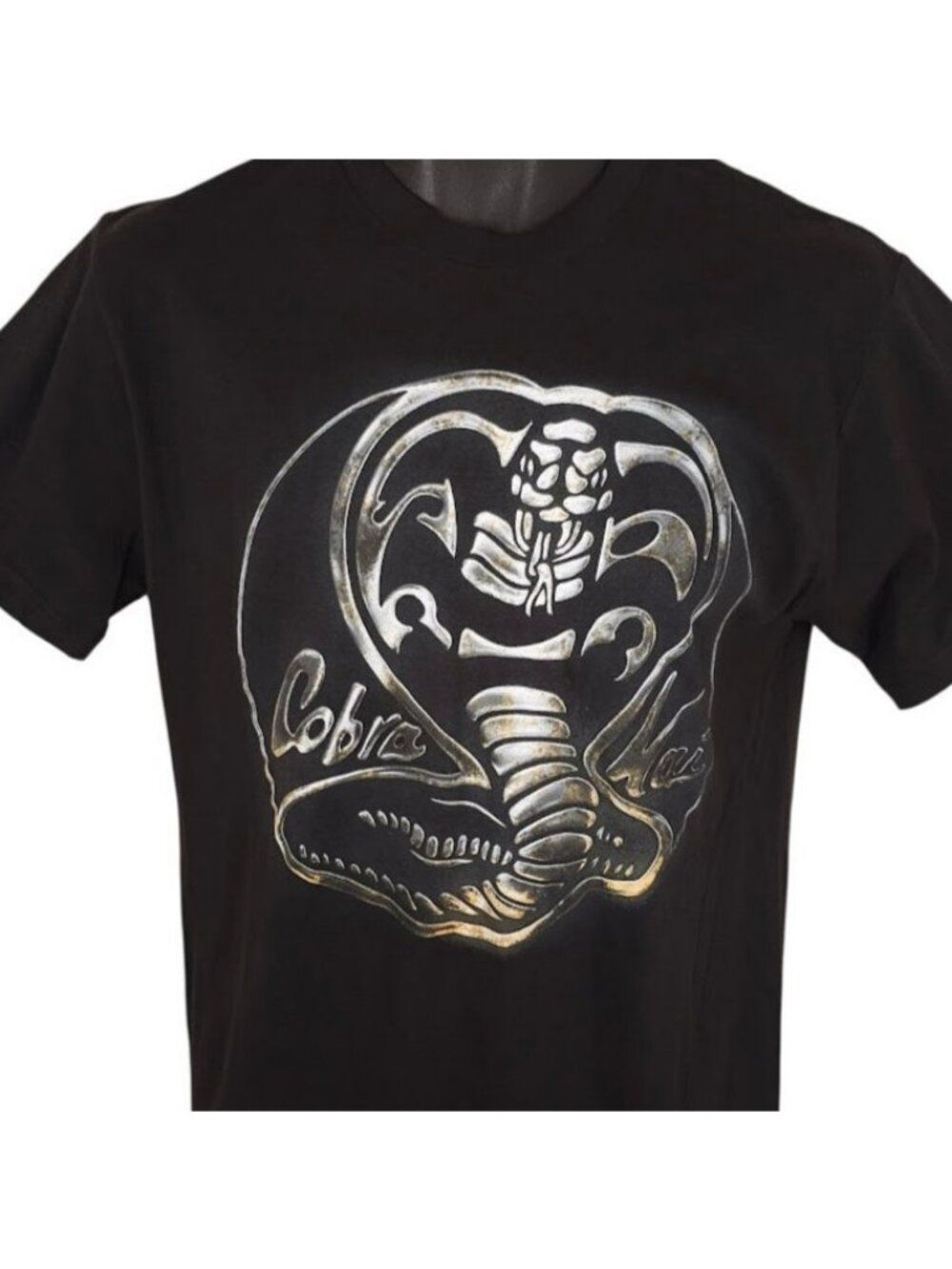 Cobra Kai T Shirt Mens Size Medium Black Karate Kid Retro TV Series